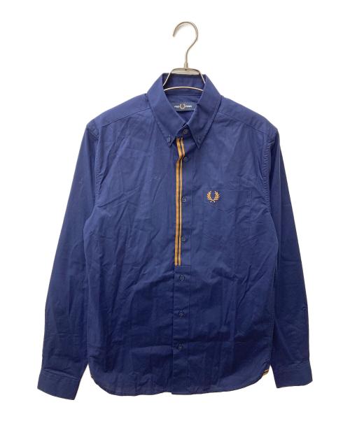 FRED PERRY（フレッドペリー）FRED PERRY (フレッドペリー) Taped Placket Shirt ネイビー サイズ:Sの古着・服飾アイテム