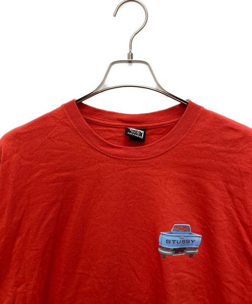 stussy（ステューシー）stussy (ステューシー) Pickup Tee レッド サイズ:XLの古着・服飾アイテム