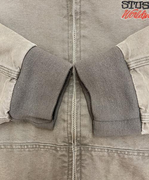 stussy（ステューシー）stussy (ステューシー) アクティブジャケット グレー サイズ:Lの古着・服飾アイテム