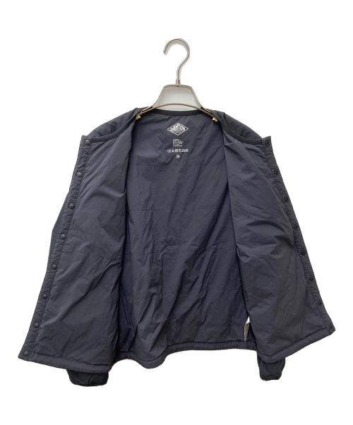 DANTON（ダントン）DANTON (ダントン) 中綿ノーカラージャケット ネイビー サイズ:36の古着・服飾アイテム