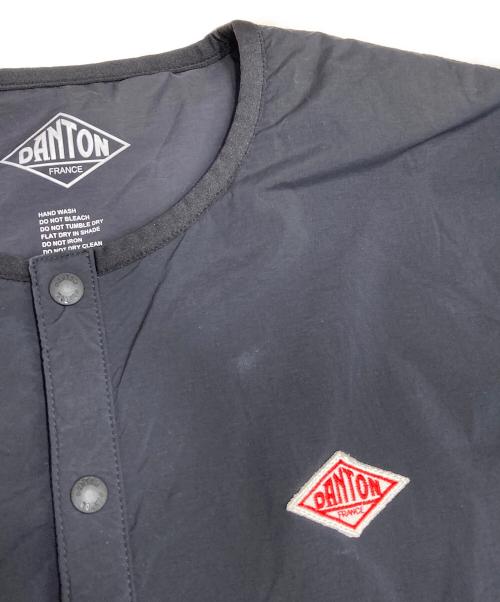 DANTON（ダントン）DANTON (ダントン) 中綿ノーカラージャケット ネイビー サイズ:36の古着・服飾アイテム