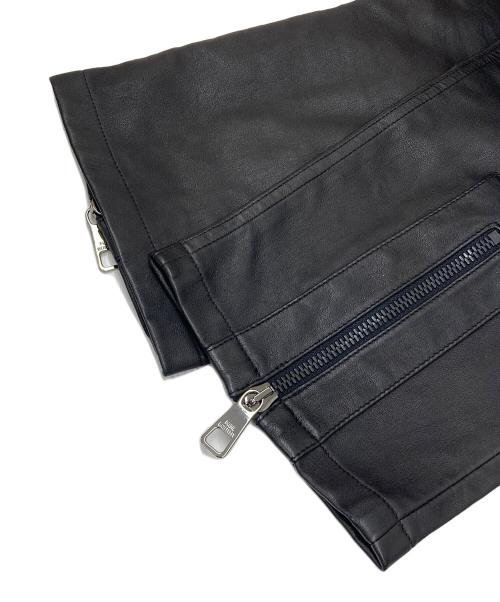 NEIL BARRETT（ニールバレット）NEIL BARRETT (ニールバレット) スキニーレザーパンツ ブラック サイズ:Sの古着・服飾アイテム