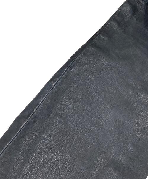 NEIL BARRETT（ニールバレット）NEIL BARRETT (ニールバレット) コーティング加工レザーパンツ ブラック サイズ:Mの古着・服飾アイテム