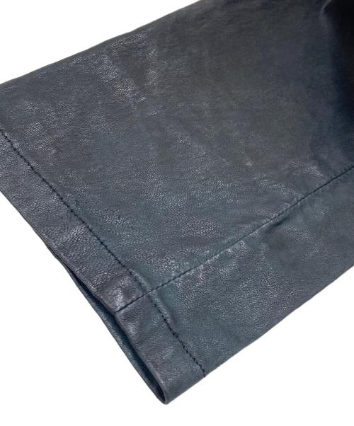 NEIL BARRETT（ニールバレット）NEIL BARRETT (ニールバレット) コーティング加工レザーパンツ ブラック サイズ:Mの古着・服飾アイテム