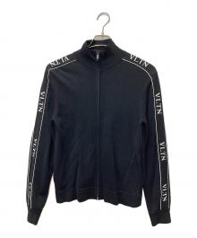 VALENTINO（ヴァレンティノ）の古着「テープロゴトラックジャケット」｜ブラック