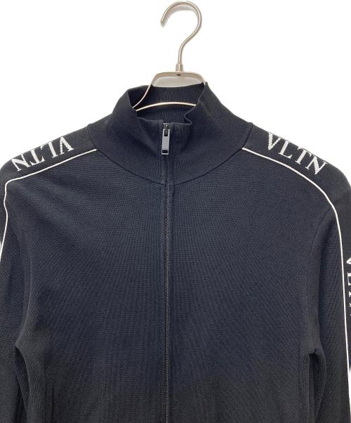 VALENTINO（ヴァレンティノ）VALENTINO (ヴァレンティノ) テープロゴトラックジャケット ブラック サイズ:XSの古着・服飾アイテム