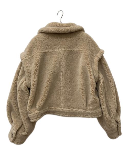 glam lips（グラムリップス）glam lips (グラムリップス) クロップドボアジャケット　GL100000194-1415 ベージュ サイズ:FREEの古着・服飾アイテム