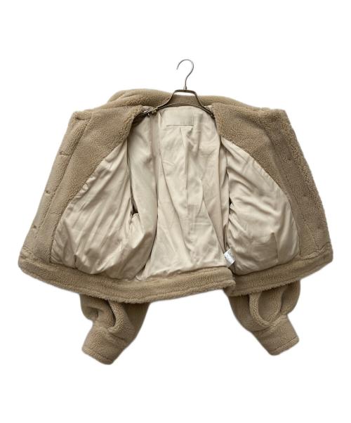 glam lips（グラムリップス）glam lips (グラムリップス) クロップドボアジャケット　GL100000194-1415 ベージュ サイズ:FREEの古着・服飾アイテム