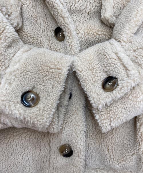 glam lips（グラムリップス）glam lips (グラムリップス) クロップドボアジャケット　GL100000194-1415 ベージュ サイズ:FREEの古着・服飾アイテム