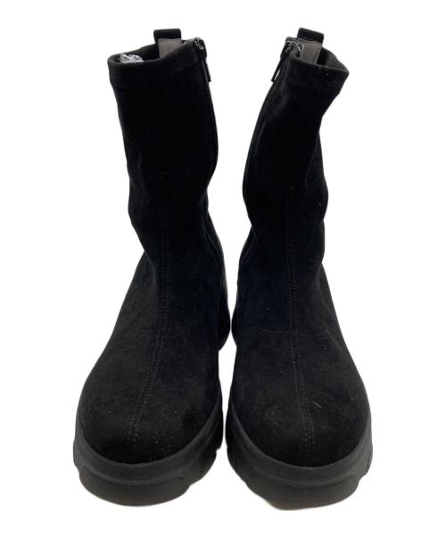 DIANA（ダイアナ）DIANA (ダイアナ) ストレッチスエードショートブーツ　MF66595 ブラック サイズ:23の古着・服飾アイテム