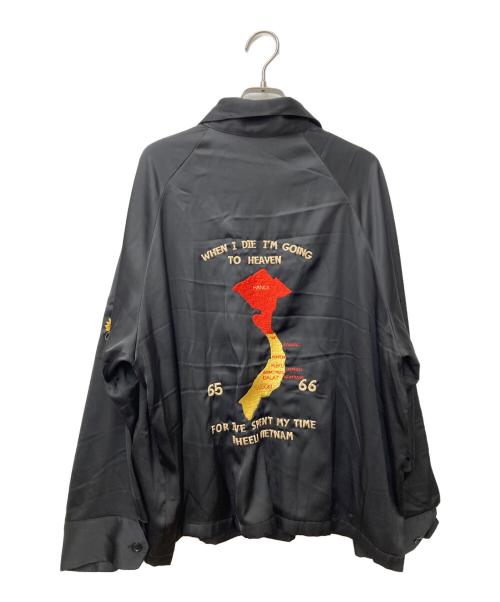 THRIFTY LOOK（スリフティールック）THRIFTY LOOK (スリフティールック) SOUVENIR VIET-NAM 1965 JACKET　TL25S00300 ブラック サイズ:Mの古着・服飾アイテム