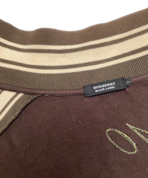 BURBERRY BLACK LABEL（バーバリーブラックレーベル）BURBERRY BLACK LABEL (バーバリーブラックレーベル) トラックジャケット　BMV52-515-58 ブラウン サイズ:2の古着・服飾アイテム