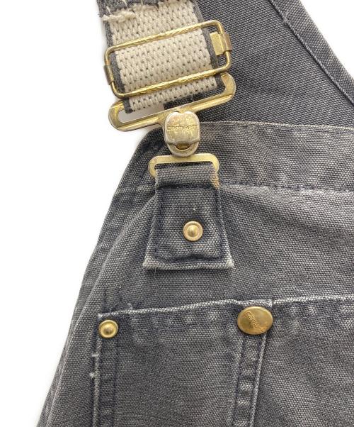 CarHartt（カーハート）CarHartt (カーハート) ダブルニーオーバーオール ブラック サイズ:SIZE 91cm (W36)の古着・服飾アイテム