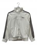 adidas Originalsアディダスオリジナル）の古着「80s PREMIUM EMBOSS 3-STRIPES TRACK TOP JC6530」｜オフホワイト