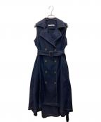 shellerシェリエ）の古着「トレンチドレスワンピース　SL112010630」｜ネイビー