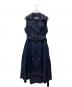 sheller（シェリエ）の古着「トレンチドレスワンピース　SL112010630」｜ネイビー
