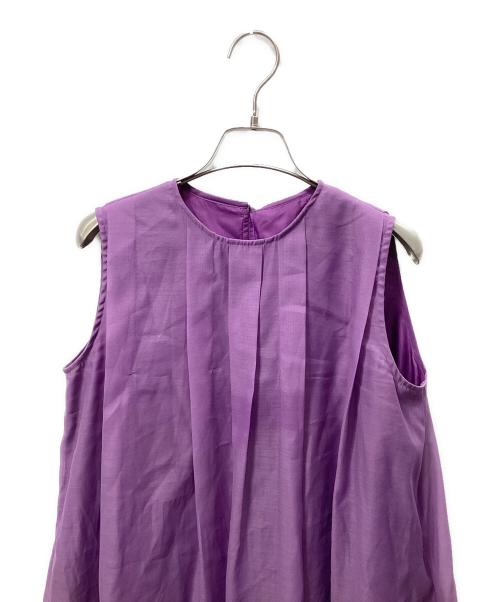 INED（イネド）INED (イネド) シアーワンピース レッド サイズ:7の古着・服飾アイテム