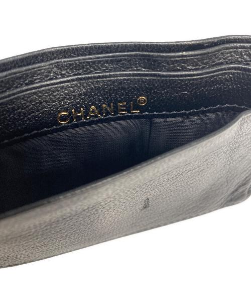 CHANEL（シャネル）CHANEL (シャネル) ココマークカードケース ブラックの古着・服飾アイテム
