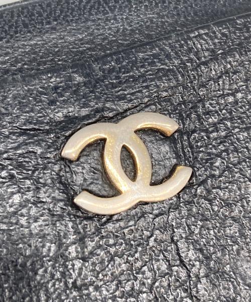 CHANEL（シャネル）CHANEL (シャネル) ココマークカードケース ブラックの古着・服飾アイテム