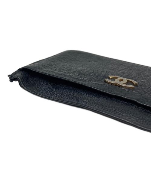 CHANEL（シャネル）CHANEL (シャネル) ココマークカードケース ブラックの古着・服飾アイテム