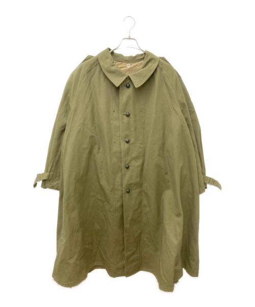 French Army（フランス軍）French Army (フランス軍) M35モーターサイクルコート オリーブ サイズ:不明の古着・服飾アイテム