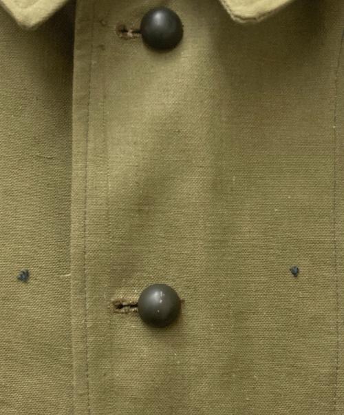 French Army（フランス軍）French Army (フランス軍) M35モーターサイクルコート オリーブ サイズ:不明の古着・服飾アイテム