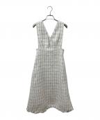 CELFORDセルフォード）の古着「ツイードジャンパードレス CWFO225028」｜ブラック