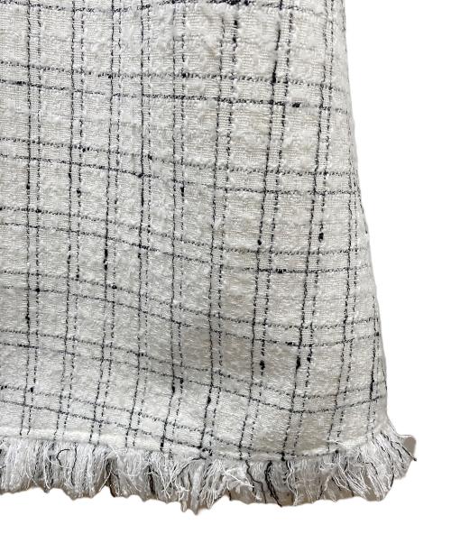 CELFORD（セルフォード）CELFORD (セルフォード) ツイードジャンパードレス CWFO225028 ブラック サイズ:32の古着・服飾アイテム