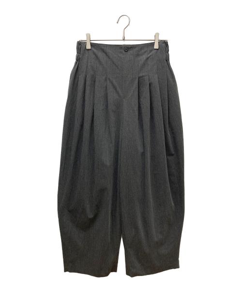 mizuiro-ind（ミズイロインド）mizuiro-ind (ミズイロインド) ワイドパンツ グレー サイズ:表記なしの古着・服飾アイテム