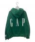 GAP (ギャップ) 30th アニバーサリー ヘビーウェイト フレンチテリー GAPロゴ ジップアップパーカー グリーン サイズ:M：6000円