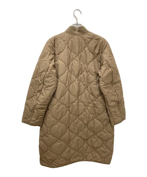 無印良品（ムジルシリョウヒン）無印良品 (ムジルシリョウヒン) ふんわり中綿キルティングコート ブラウン サイズ:Lの古着・服飾アイテム