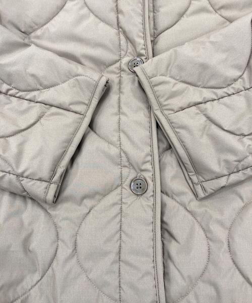 無印良品（ムジルシリョウヒン）無印良品 (ムジルシリョウヒン) ふんわり中綿キルティングコート ブラウン サイズ:Lの古着・服飾アイテム