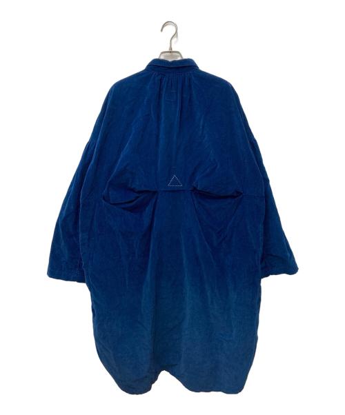 FUNSET OF ART MARIN COUNTY MADE（ファンセットオブアート）FUNSET OF ART MARIN COUNTY MADE (ファンセットオブアート) コーデュロイシャツワンピース ネイビー サイズ:表記なしの古着・服飾アイテム