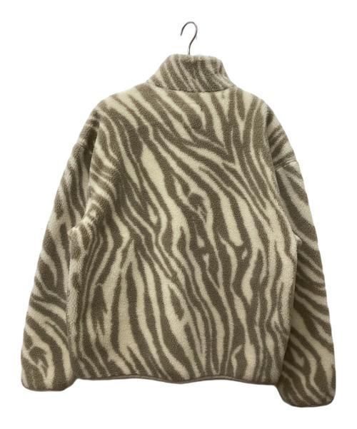 adidas（アディダス）adidas (アディダス) グラフィックアニマルポーラーフリースジャケット　IL5193 ベージュ サイズ:Mの古着・服飾アイテム