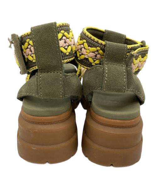 UGG（アグ）UGG (アグ) Ashton Heritage Braid サンダル グリーン サイズ:23.5cmの古着・服飾アイテム