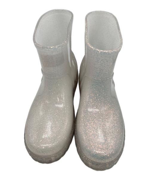 UGG（アグ）UGG (アグ) レインブーツ　Drizlita Glitter　1138370 ホワイト サイズ:24の古着・服飾アイテム