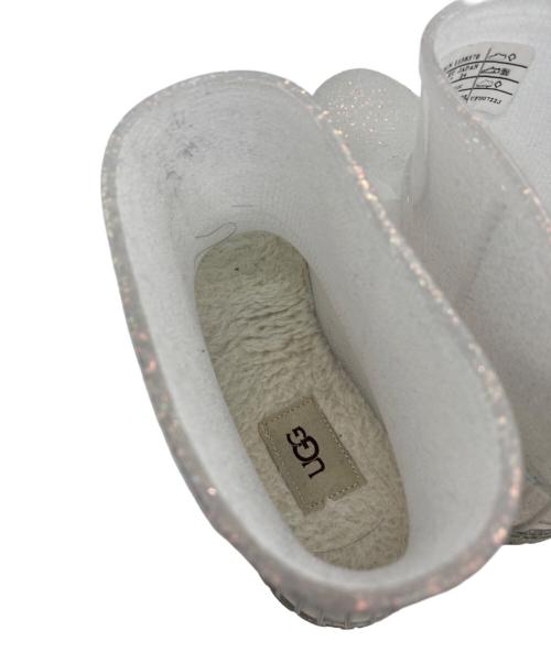 UGG（アグ）UGG (アグ) レインブーツ　Drizlita Glitter　1138370 ホワイト サイズ:24の古着・服飾アイテム