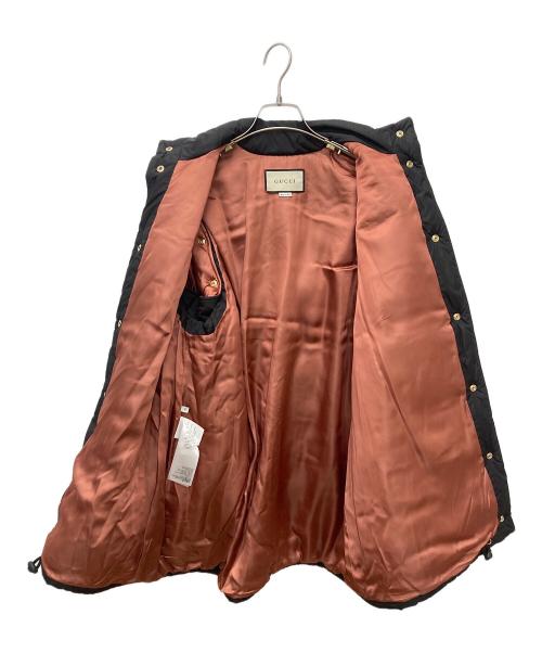 GUCCI（グッチ）GUCCI (グッチ) インターロッキングG 2WAY ダウンコート ブラック サイズ:40の古着・服飾アイテム