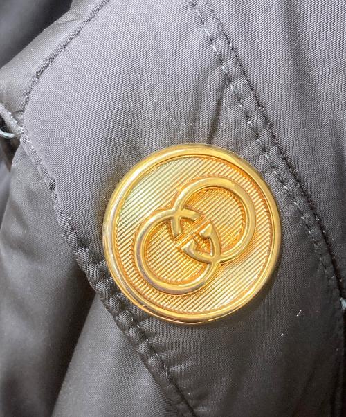 GUCCI（グッチ）GUCCI (グッチ) インターロッキングG 2WAY ダウンコート ブラック サイズ:40の古着・服飾アイテム