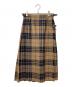 O'NEIL OF DUBLIN（オニールオブダブリン）の古着「チェックラップスカート」｜ブラウン