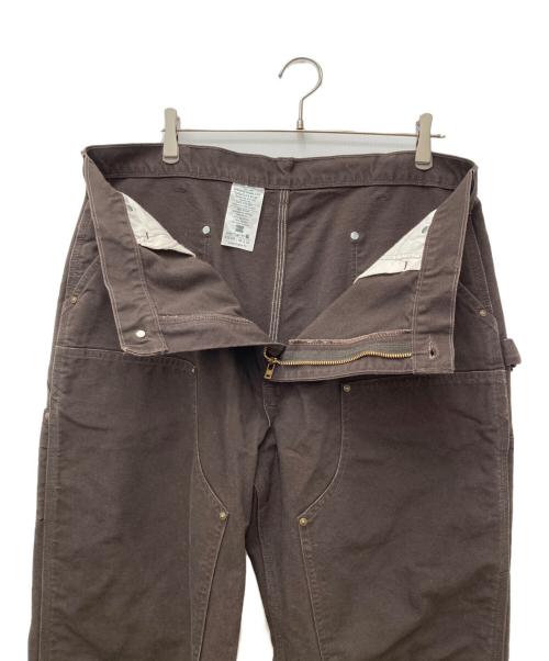 CarHartt（カーハート）CarHartt (カーハート) ダブルニーダックペインターパンツ　B136-DKB ブラウン サイズ:96cm (W38)の古着・服飾アイテム