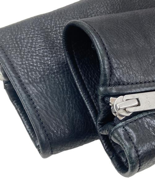 COACH（コーチ）COACH (コーチ) シングルライダースジャケット ブラック サイズ:Mの古着・服飾アイテム