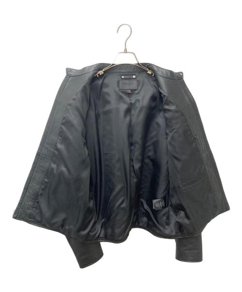 COACH（コーチ）COACH (コーチ) シングルライダースジャケット ブラック サイズ:Mの古着・服飾アイテム
