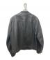 COACH (コーチ) シングルライダースジャケット ブラック サイズ:M：28000円