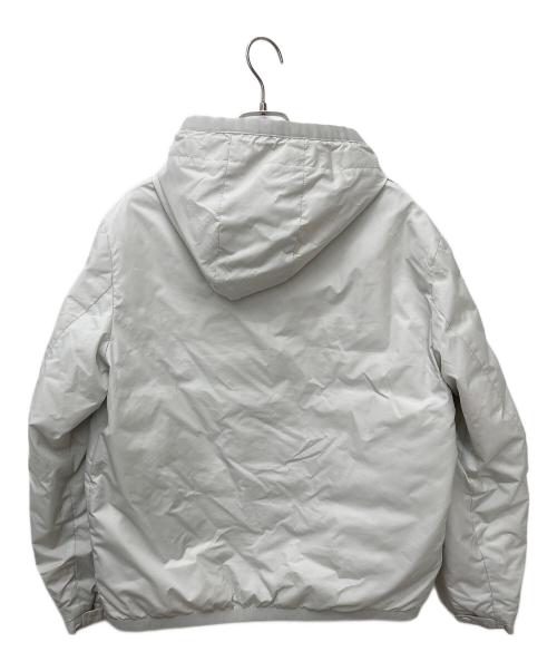 MONCLER（モンクレール）MONCLER (モンクレール) トリコロールラインダウンジャケット ホワイト サイズ:1の古着・服飾アイテム