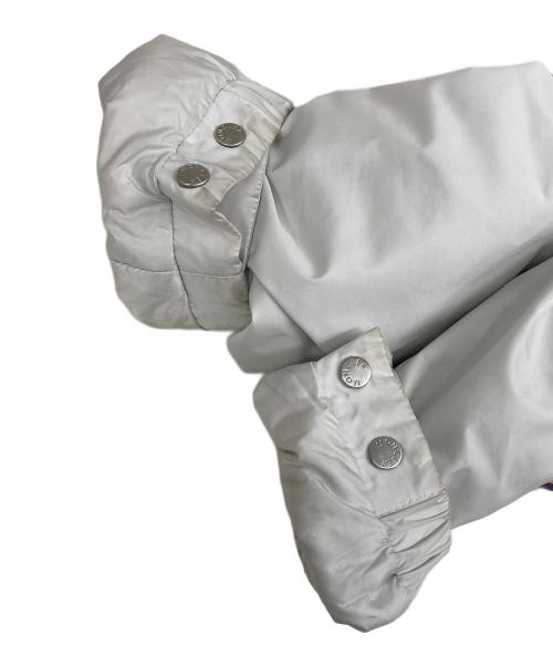 MONCLER（モンクレール）MONCLER (モンクレール) トリコロールラインダウンジャケット ホワイト サイズ:1の古着・服飾アイテム