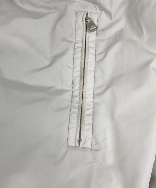 MONCLER（モンクレール）MONCLER (モンクレール) トリコロールラインダウンジャケット ホワイト サイズ:1の古着・服飾アイテム