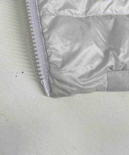 MONCLER（モンクレール）MONCLER (モンクレール) トリコロールラインダウンジャケット ホワイト サイズ:1の古着・服飾アイテム