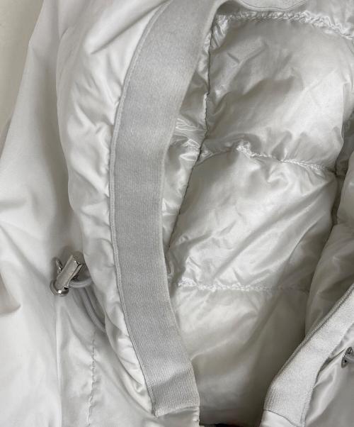 MONCLER（モンクレール）MONCLER (モンクレール) トリコロールラインダウンジャケット ホワイト サイズ:1の古着・服飾アイテム