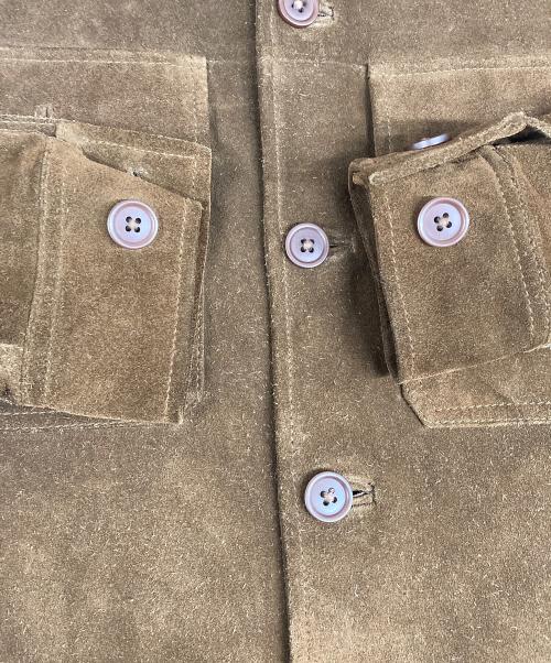 GAP（ギャップ）GAP (ギャップ) スウェードジャケット ブラウン サイズ:XSの古着・服飾アイテム